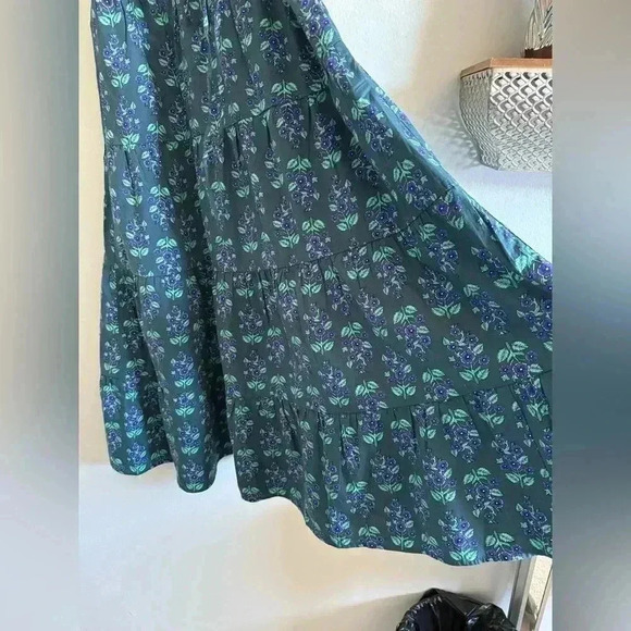 JCREW Printed mockneck tiered midi dress - NWT - Picture 13 of 16